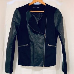 Pleather Black Jacket